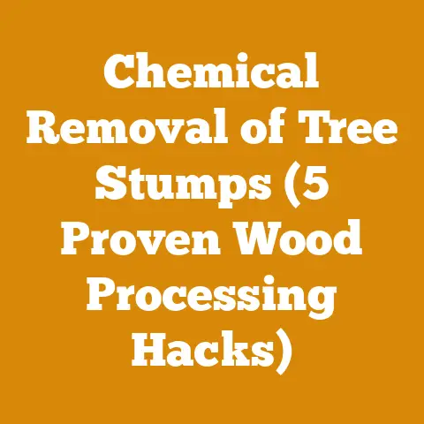 Chemical Removal of Tree Stumps (5 Proven Wood Processing Hacks)