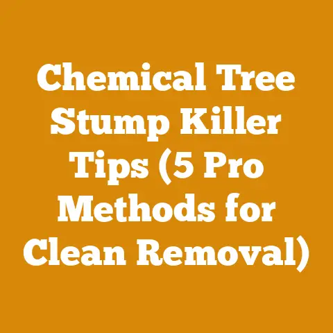 Chemical Tree Stump Killer Tips (5 Pro Methods for Clean Removal)