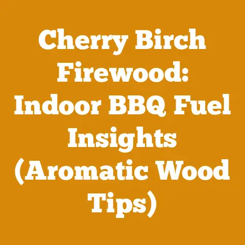 Cherry Birch Firewood: Indoor BBQ Fuel Insights (Aromatic Wood Tips)