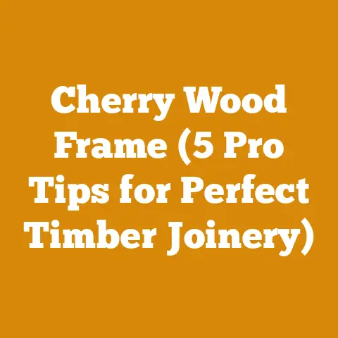 Cherry Wood Frame (5 Pro Tips for Perfect Timber Joinery)