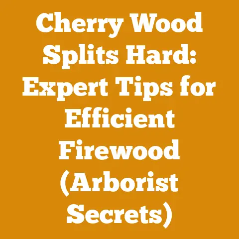 Cherry Wood Splits Hard: Expert Tips for Efficient Firewood (Arborist Secrets)