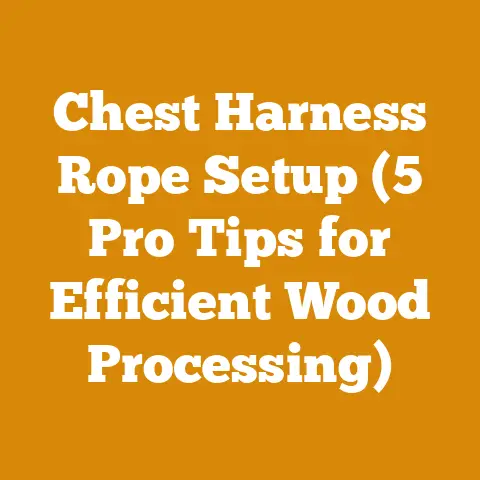 Chest Harness Rope Setup (5 Pro Tips for Efficient Wood Processing)