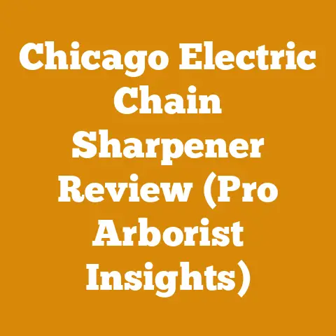 Chicago Electric Chain Sharpener Review (Pro Arborist Insights)