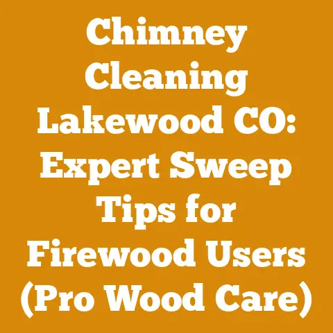 Chimney Cleaning Lakewood CO: Expert Sweep Tips for Firewood Users (Pro Wood Care)
