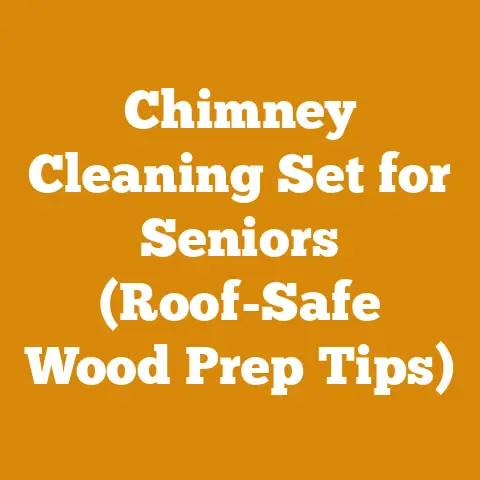 Chimney Cleaning Set for Seniors (Roof-Safe Wood Prep Tips)