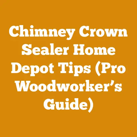 Chimney Crown Sealer Home Depot Tips (Pro Woodworker’s Guide)