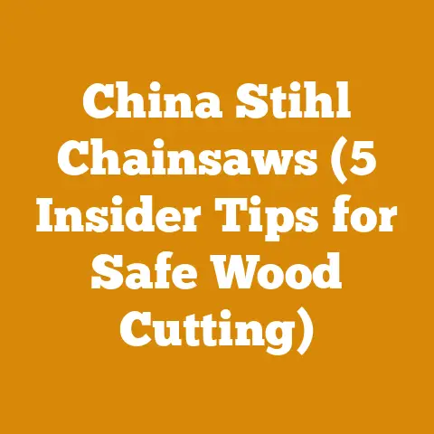 China Stihl Chainsaws (5 Insider Tips for Safe Wood Cutting)