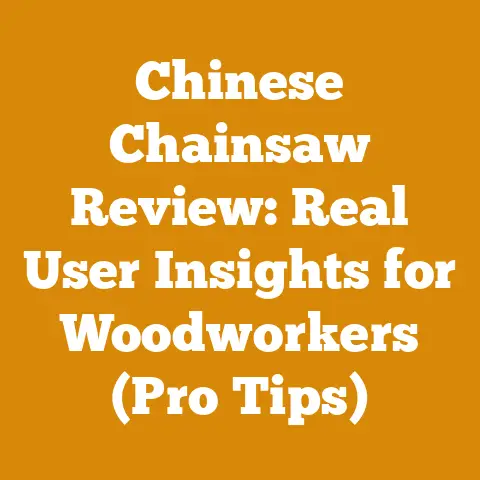 Chinese Chainsaw Review: Real User Insights for Woodworkers (Pro Tips)