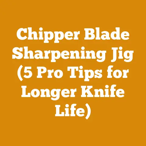 Chipper Blade Sharpening Jig (5 Pro Tips for Longer Knife Life)