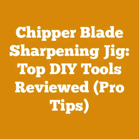 Chipper Blade Sharpening Jig: Top DIY Tools Reviewed (Pro Tips)