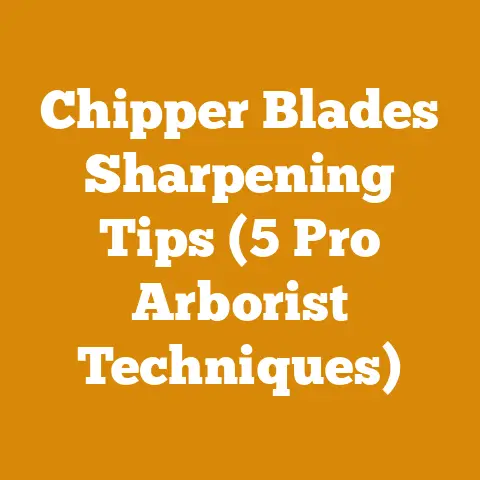 Chipper Blades Sharpening Tips (5 Pro Arborist Techniques)