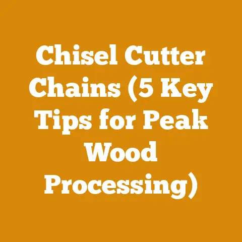 Chisel Cutter Chains (5 Key Tips for Peak Wood Processing)