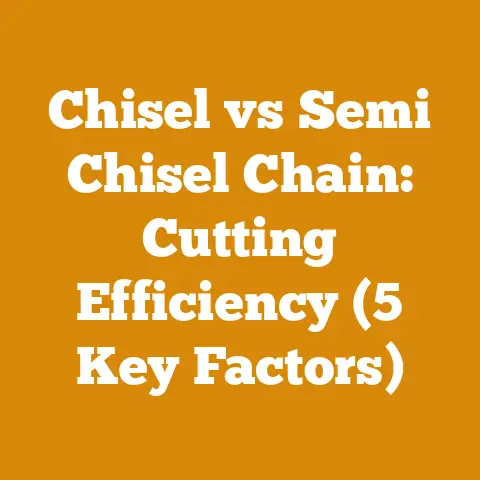 Chisel vs Semi Chisel Chain: Cutting Efficiency (5 Key Factors)