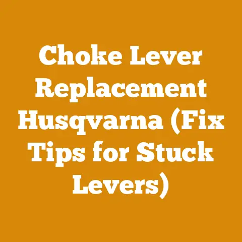 Choke Lever Replacement Husqvarna (Fix Tips for Stuck Levers)