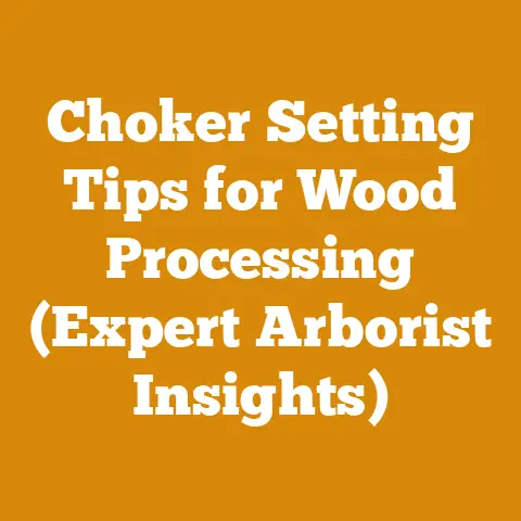 Choker Setting Tips for Wood Processing (Expert Arborist Insights)