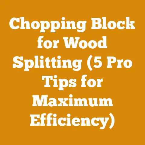 Chopping Block for Wood Splitting (5 Pro Tips for Maximum Efficiency)