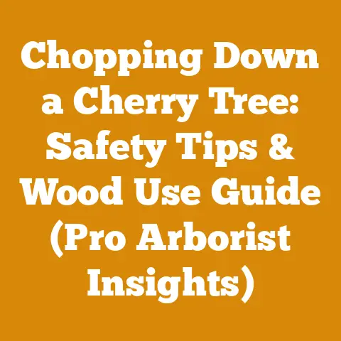 Chopping Down a Cherry Tree: Safety Tips & Wood Use Guide (Pro Arborist Insights)