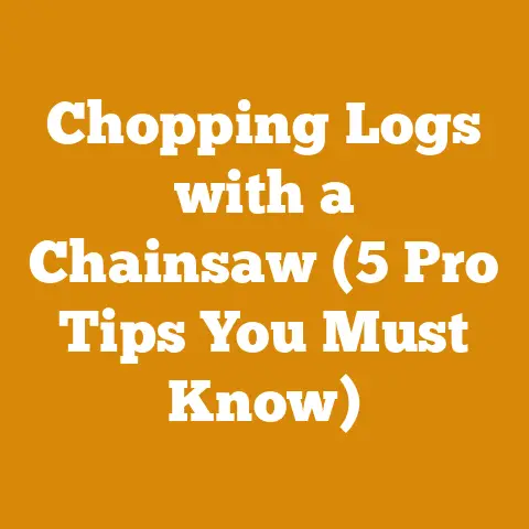 Chopping Logs with a Chainsaw (5 Pro Tips You Must Know)