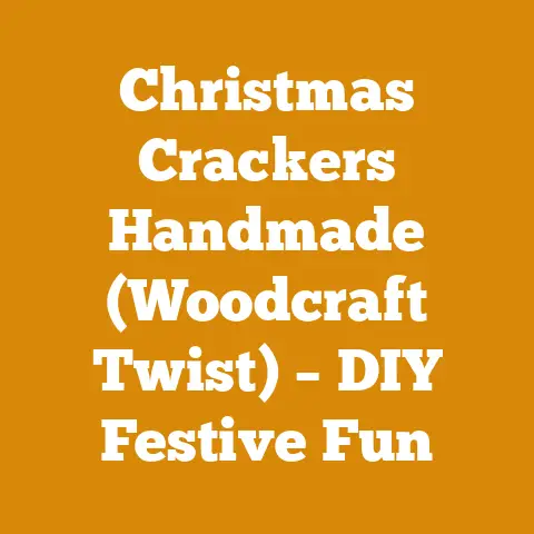 Christmas Crackers Handmade (Woodcraft Twist) – DIY Festive Fun
