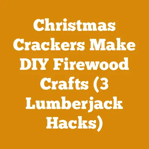 Christmas Crackers Make DIY Firewood Crafts (3 Lumberjack Hacks)