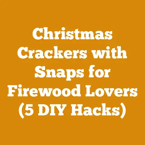 Christmas Crackers with Snaps for Firewood Lovers (5 DIY Hacks)
