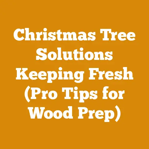 Christmas Tree Solutions Keeping Fresh (Pro Tips for Wood Prep)