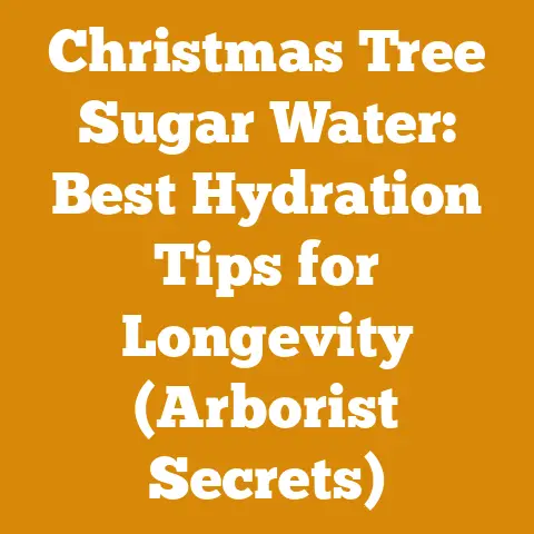 Christmas Tree Sugar Water: Best Hydration Tips for Longevity (Arborist Secrets)