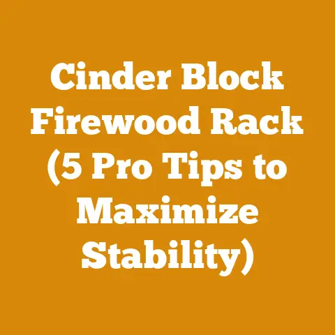 Cinder Block Firewood Rack (5 Pro Tips to Maximize Stability)