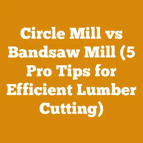 Circle Mill vs Bandsaw Mill (5 Pro Tips for Efficient Lumber Cutting)