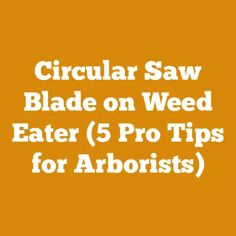 Circular Saw Blade on Weed Eater (5 Pro Tips for Arborists)