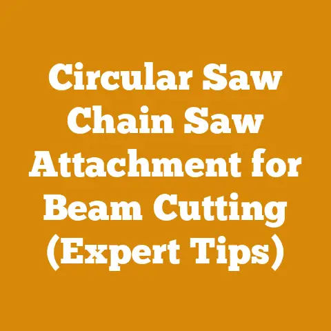 Circular Saw Chain Saw Attachment for Beam Cutting (Expert Tips)