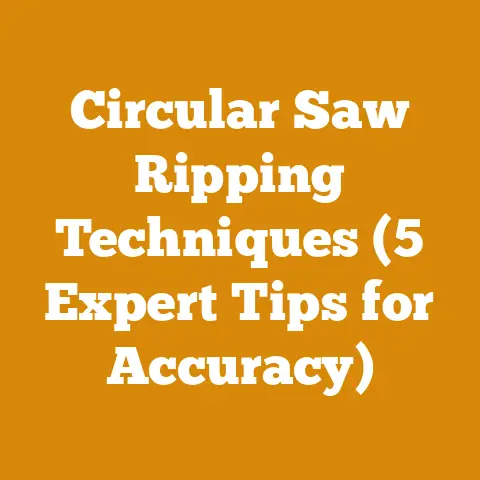 Circular Saw Ripping Techniques (5 Expert Tips for Accuracy)