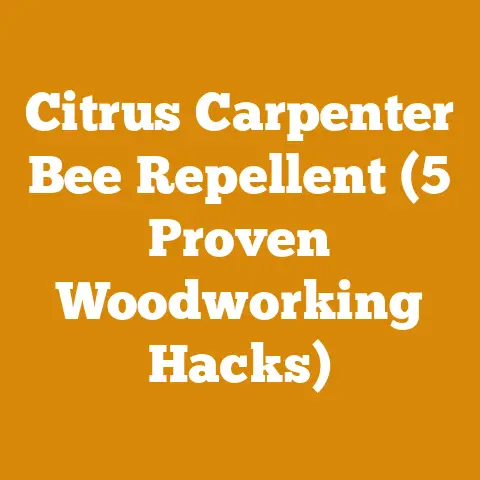 Citrus Carpenter Bee Repellent (5 Proven Woodworking Hacks)
