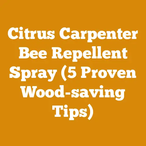Citrus Carpenter Bee Repellent Spray (5 Proven Wood-saving Tips)