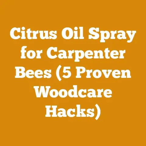Citrus Oil Spray for Carpenter Bees (5 Proven Woodcare Hacks)
