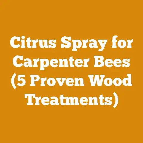 Citrus Spray for Carpenter Bees (5 Proven Wood Treatments)