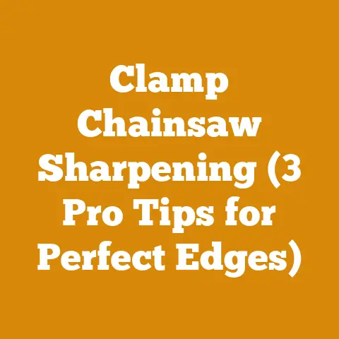 Clamp Chainsaw Sharpening (3 Pro Tips for Perfect Edges)