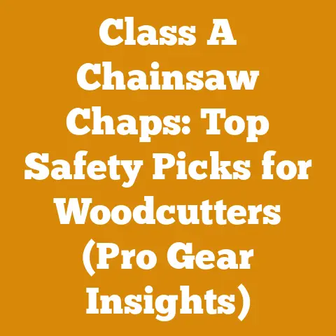 Class A Chainsaw Chaps: Top Safety Picks for Woodcutters (Pro Gear Insights)