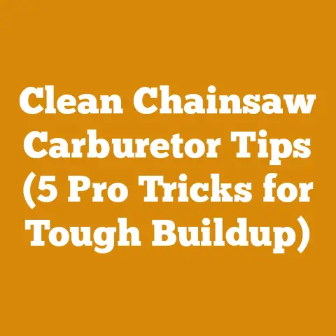 Clean Chainsaw Carburetor Tips (5 Pro Tricks for Tough Buildup)
