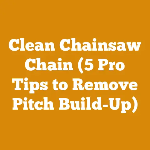 Clean Chainsaw Chain (5 Pro Tips to Remove Pitch Build-Up)