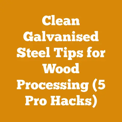 Clean Galvanised Steel Tips for Wood Processing (5 Pro Hacks)
