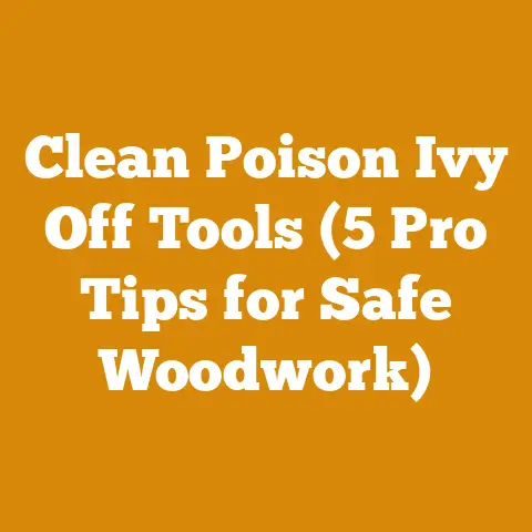Clean Poison Ivy Off Tools (5 Pro Tips for Safe Woodwork)