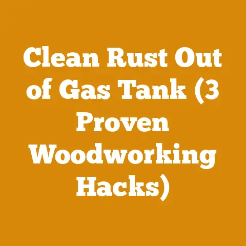 Clean Rust Out of Gas Tank (3 Proven Woodworking Hacks)