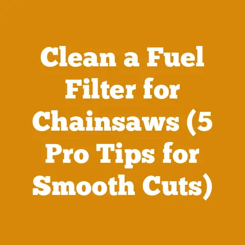 Clean a Fuel Filter for Chainsaws (5 Pro Tips for Smooth Cuts)