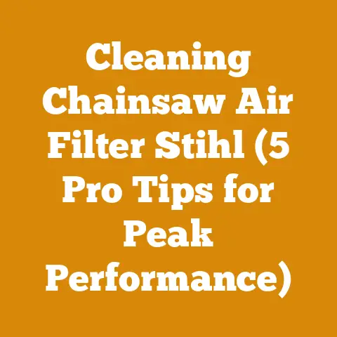 Cleaning Chainsaw Air Filter Stihl (5 Pro Tips for Peak Performance)