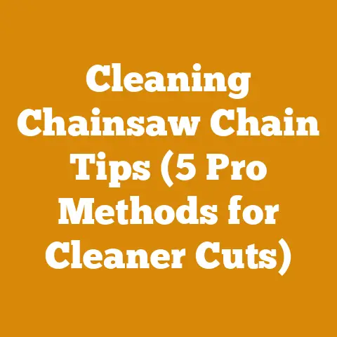 Cleaning Chainsaw Chain Tips (5 Pro Methods for Cleaner Cuts)