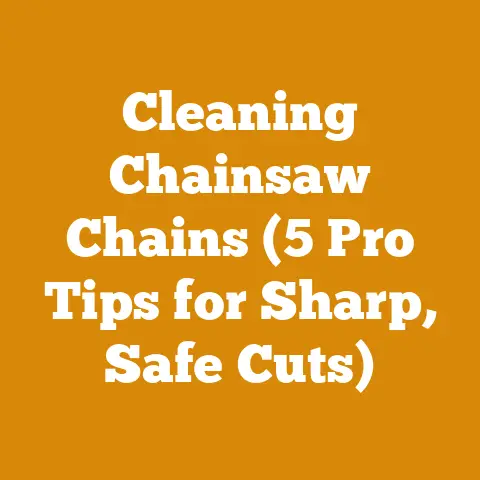 Cleaning Chainsaw Chains (5 Pro Tips for Sharp, Safe Cuts)