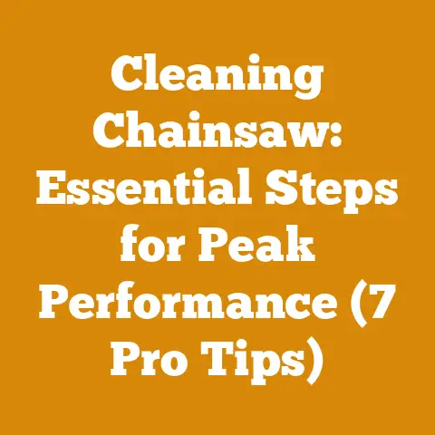 Cleaning Chainsaw: Essential Steps for Peak Performance (7 Pro Tips)