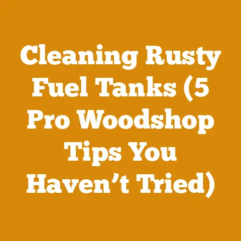 Cleaning Rusty Fuel Tanks (5 Pro Woodshop Tips You Haven’t Tried)