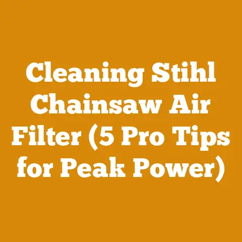 Cleaning Stihl Chainsaw Air Filter (5 Pro Tips for Peak Power)